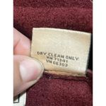 L.L.Bean Bellandi Jacket Italian Boiled Wool Red Women's Size SPButton Up D-339 Photo 8