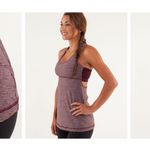 Lululemon Turbo Tank Tonka Stripe Bordeaux Drama Size 4 Yoga Pilates Workout Photo 11
