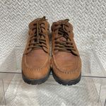 Vtg 90s Maine Woods Womens Brown Leather Hiking Ankle Lace Up Boots size 9M Photo 1