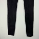 American Eagle  Black Washed Jeggings Sz 4 X-LONG Stretch Denim Photo 6