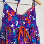 Vintage 1960s Rare Kamehameha Tiki Bombshell Hawaiian Dress 15/16 Blue Size undefined Photo 2