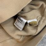 Pact  Tan Waffle Knit Henley Organic Cotton Sweater Medium Photo 3