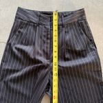 Nasty Gal  / Pinstripe Smart High Waisted Pants / black / 2 Photo 5