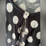 Escio boutique Black and White Polka Dot Cardigan Size L Photo 1
