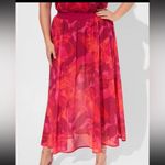 Torrid  Maxi Midi Chiffon Undershort Skirt Pink Sangria Rose Plus Size 2X Photo 6