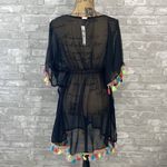 Cruise Club Black Tassel Swim Coverup Size undefined Photo 2
