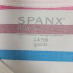 Spanx  Swim Shirt Rash Guard‎ Ocean Stripe Hibiscus Crew Neck Long Sleeve Medium Photo 1