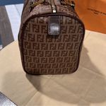 Fendi Brown Monogram Boston Bag Photo 7