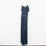 Aidan Mattox  Beaded Cold Shoulder Halter Gown NWT Photo 4