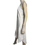 Natori Vintage Women’s Size S M Pale Pink Blue Lace Front Spaghetti Strap Gown Photo 3