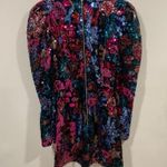 Elliatt  Women's Tiara Sequined Minidress size small long sleeve colorful Photo 7