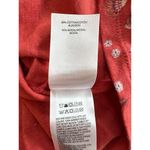 Lucky Brand Floral Long Sleeve Top Size Small Long Sleeve Knit Boho Red Orange Photo 3