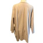 Catherines 2X Shirt Top Scoop Neck 3/4 Sleeve Suprema Collection Beige Heather Photo 3