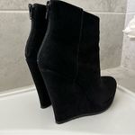 Kelsi Dagger Women’s Black Suede Wedge Booties Size 7.5 Photo 9