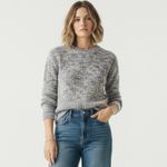 American Eagle Marled Knit Sweater Womens S Multicolor Relaxed Cool Girl Cozy Photo 1