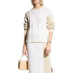 Derek Lam NWT  10 Crosby Rory Mixed Cable Knit Sweater Photo 1