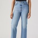 Levi's New Premium Women Ribcage Straight Ankle Jeans "In the Middle" 29x27 Photo 0