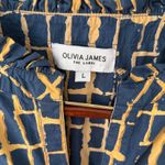 Tuckernuck Olivia James the Label Waverly Dress Size L Mini Of The Grid Might Blue Size L Photo 6