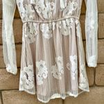 Lovers + Friends  Revolve Haiden Dress in Ivory White Dress Size S Long Sleeve Photo 5