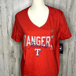 NWT Texas Rangers Women's V Photo 0