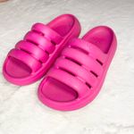 UGG  Pink Fuchsia Sport Yeah Slide Sandals Women’s Size 7 Photo 3