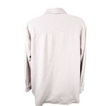 Madewell  Donegal Flannel Kentwood Oversized Shirt-Jacket Women's S Pink Ivory Photo 6