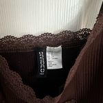 H&M  Lace Trim Tank Top Brown Photo 2