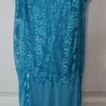 NWOT Women's Blue Lingerie Nightgown Evening Dress Sleepwear Underwear Size M Size M Photo 3