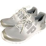 Reebok Size 9 ZPump Fusion Womens Running Low Top Sneaker Grey White Athletic Photo 0