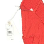 Good American Always Fits One-Piece Swimsuit in Poppy Red Ribbed Size 0/00 NWT Photo 3