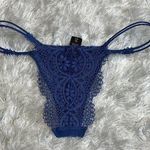 Victoria's Secret  Blue Lace String Bikini Sz XS Photo 0