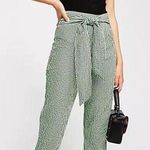 Free People West Side Tie Gingham Pants Photo 0