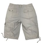 Columbia  Cargo Shorts W's Sz 8 Oatmeal Lightweight Knee Outdoor Travel Resort Photo 2
