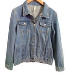 David's Bridal Custom Bride Denim Jacket Embroidered Floral Wedding Jean Jacket Photo 1