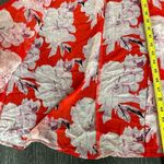 The Room Women's Pink Floral V-Neck Belted Flowy Romper Sleeveless Size S Photo 7