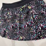 Lija Pindot Swing Printed Tennis Skort Skirt Womens Medium Black/Purple Athletic Purple Photo 2