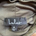 NWT Lulus Sway Girl Sway Olive Green Swing‎ Dress M Size M Photo 7