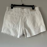 Lucky Brand  White Denim Relaxed Shorts Size 12/31 New Summer Vacation Chic Photo 1