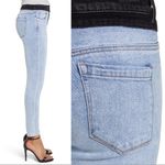 BLANK NYC • The Great Jones two tone skinny jeans high rise Aquarius wash black Photo 12