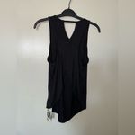 Halara Black Tank Top with Keyhole Neckline Photo 1