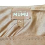 Show Me Your Mumu Verona Cowl Dress Rose Gold Luxe Satin XXL Photo 7