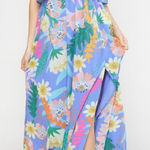 Entro  NWOT Floral Pastel Maxi Dress Photo 0