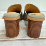 Yellow Box Marylou Light Gray Block Heel Mules Size 9.5 NEW Photo 5