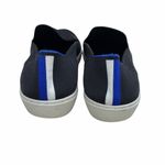 Rothy's  The Original Slip On Black Slip On Sneakers with Blue Trim Photo 3