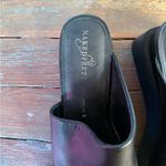 Naked Feet Infinity Leather Platform Sandals Sz 9 💛🍄 Black Photo 6