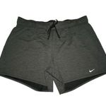 Nike Dri Fit Dry Training Shorts Gray Grey Womens Size Extra Large XL Elastic Photo 0
