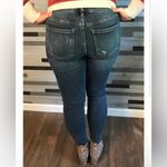 Liverpool Abby Medium Adams Wash Mid Rise Distressed Skinny Jeans Sz 4 Photo 1