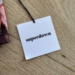 superdown  - Kayla Lace Up Crop Top in Orange Photo 1