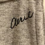 Aerie Sweatpants Joggers Grey Y2K Embroidered Pants Knit Size Small Photo 1