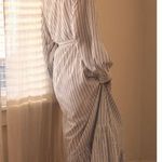 Anthropologie Striped Cotton Robe Photo 3